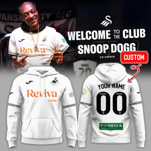 Swansea City Home Kit Football x Snoop Dogg Hoodie