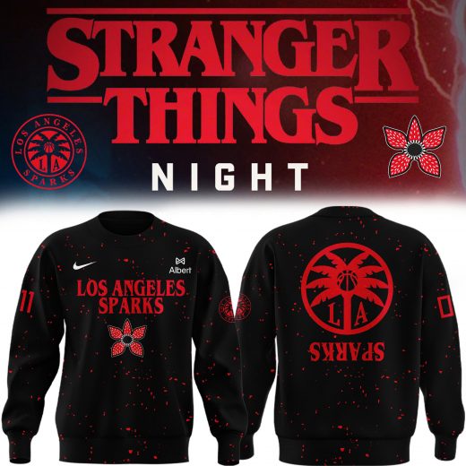 Los Angeles Sparks x Stranger Things Night 2025 Sweatshirt
