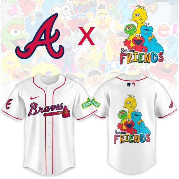 Atlanta Braves 2025 Sesame Street Night Limited Jersey