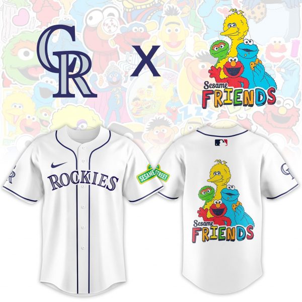 Colorado Rockies 2025 Sesame Street Night Limited Jersey