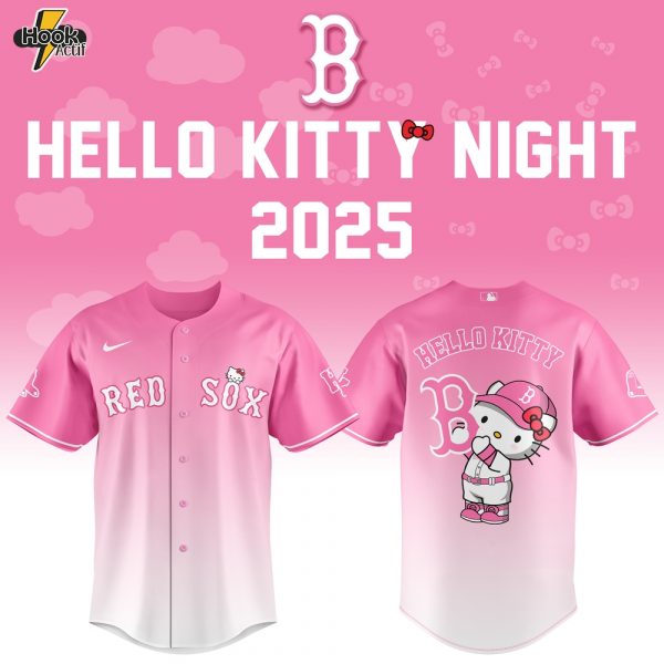 1a. Boston Red Sox x Hello Kitty Night 2025 jersey