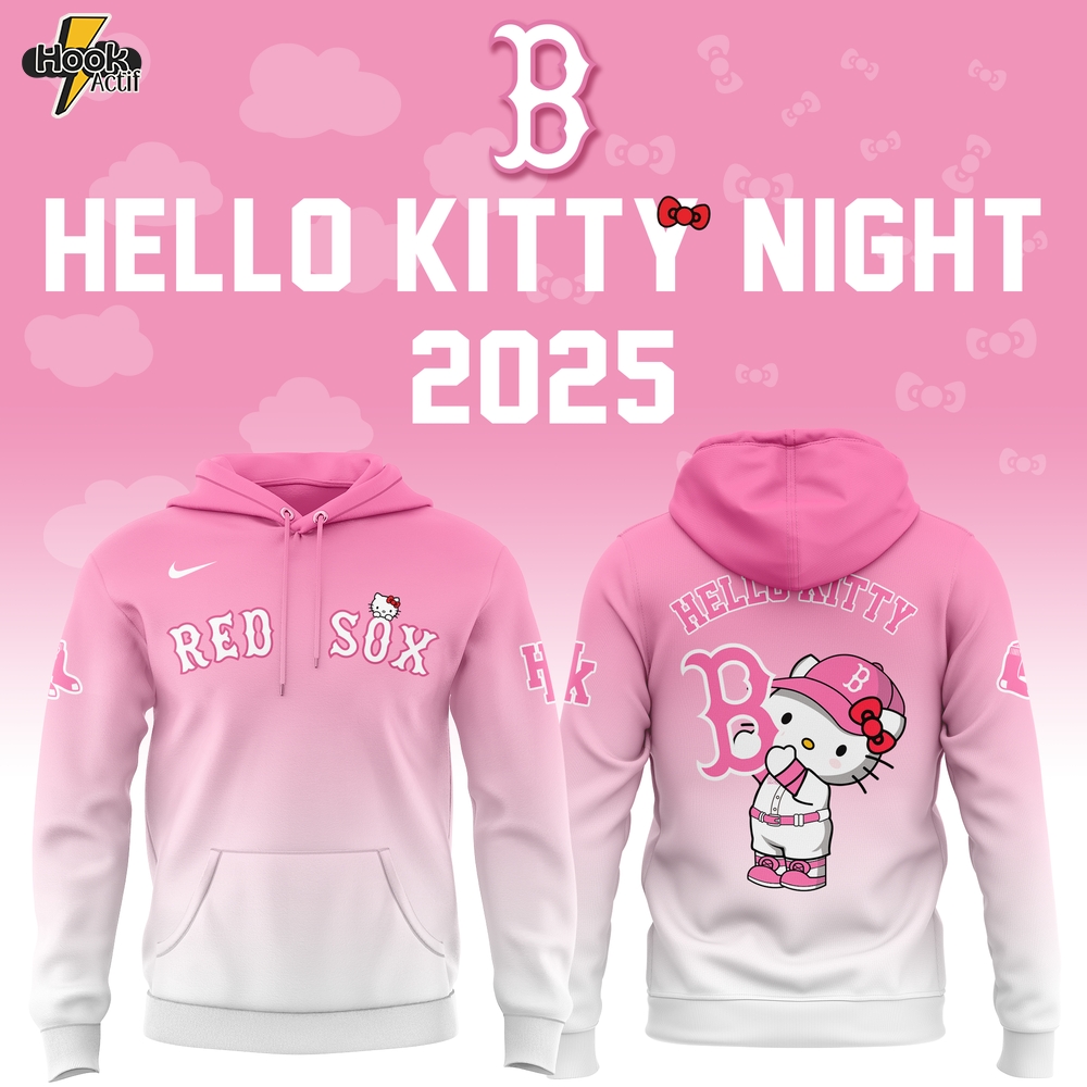 1b. Boston Red Sox x Hello Kitty Night 2025 hoodie 1b. Boston Red Sox x Hello Kitty Night 2025 hoodie