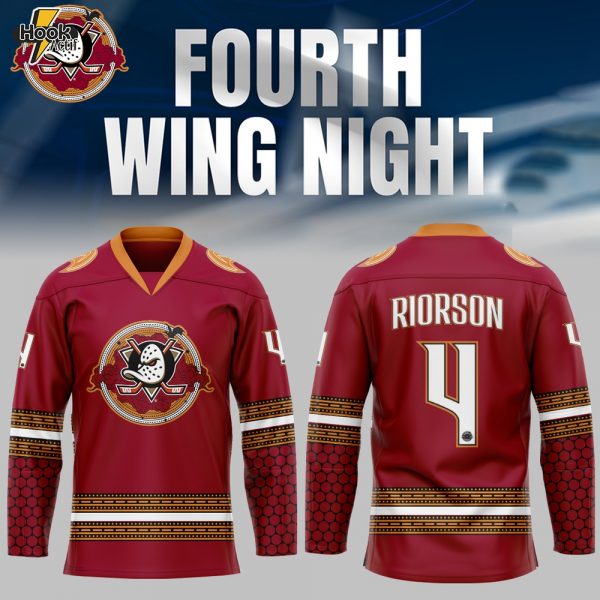 Anaheim Ducks x Fourth Wing Night Limited Edition Hockey Jersey