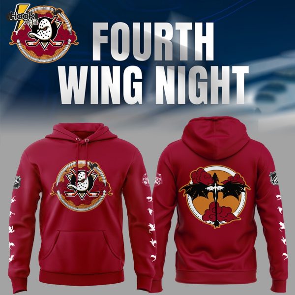 Anaheim Ducks x Fourth Wing Night Limited Edition Hoodie Set