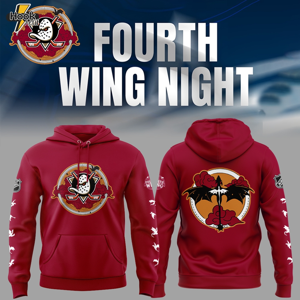 Anaheim Ducks x Fourth Wing Night Limited Edition Hoodie Set Anaheim Ducks x Fourth Wing Night Limited Edition Hoodie Set