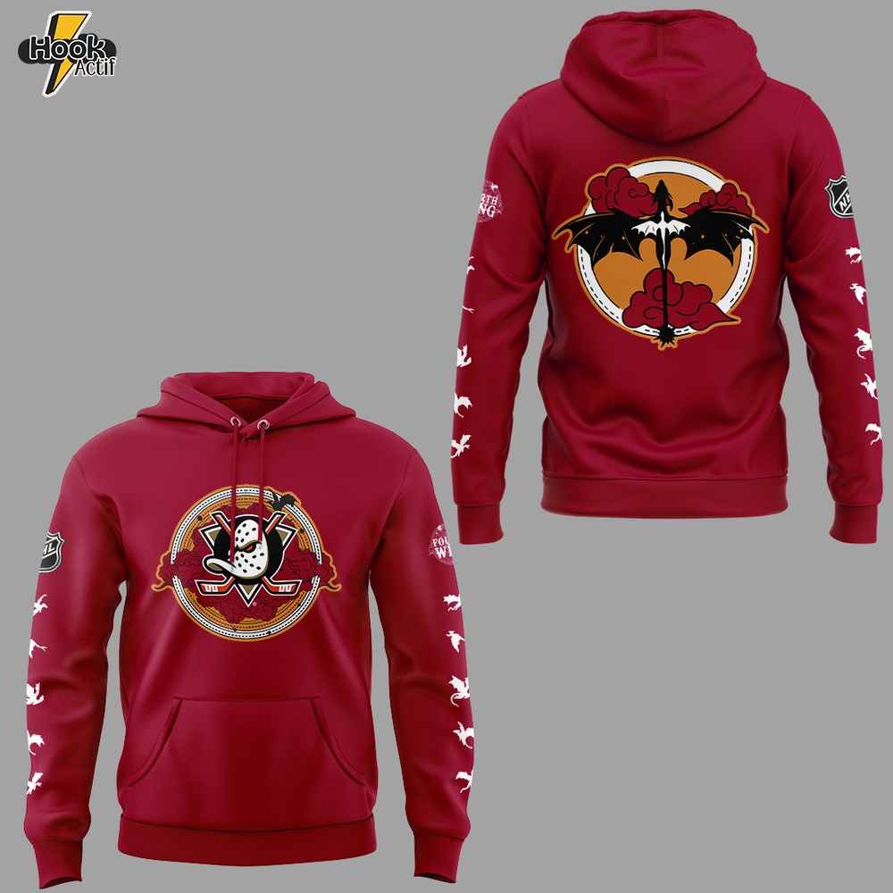 Anaheim Ducks x Fourth Wing Night Limited Edition Hoodie Set Anaheim Ducks x Fourth Wing Night Limited Edition Hoodie Set