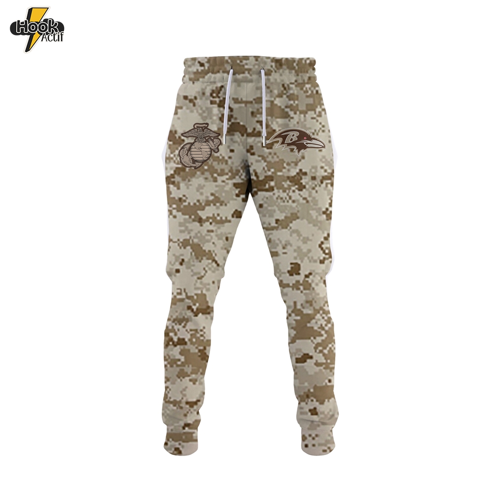 Baltimore Ravens x U.S. Marine Corps 250th Birthday Hoodie Set Baltimore Ravens x U.S. Marine Corps 250th Birthday Hoodie Set