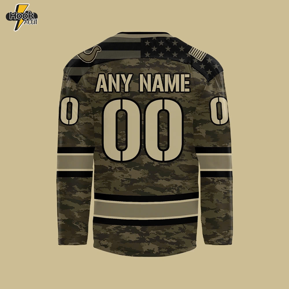 Birmingham Bulls x Military Appreciation Custom Hockey Jersey Birmingham Bulls x Military Appreciation Custom Hockey Jersey