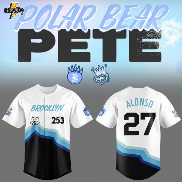Brooklyn Cyclones x Polar Bear Pete Night Baseball Jersey