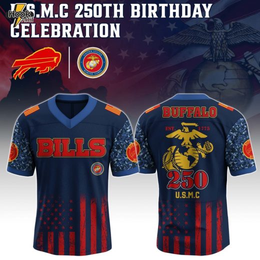 Buffalo Bills x U.S.M.C 250th Birthday NFL Jersey