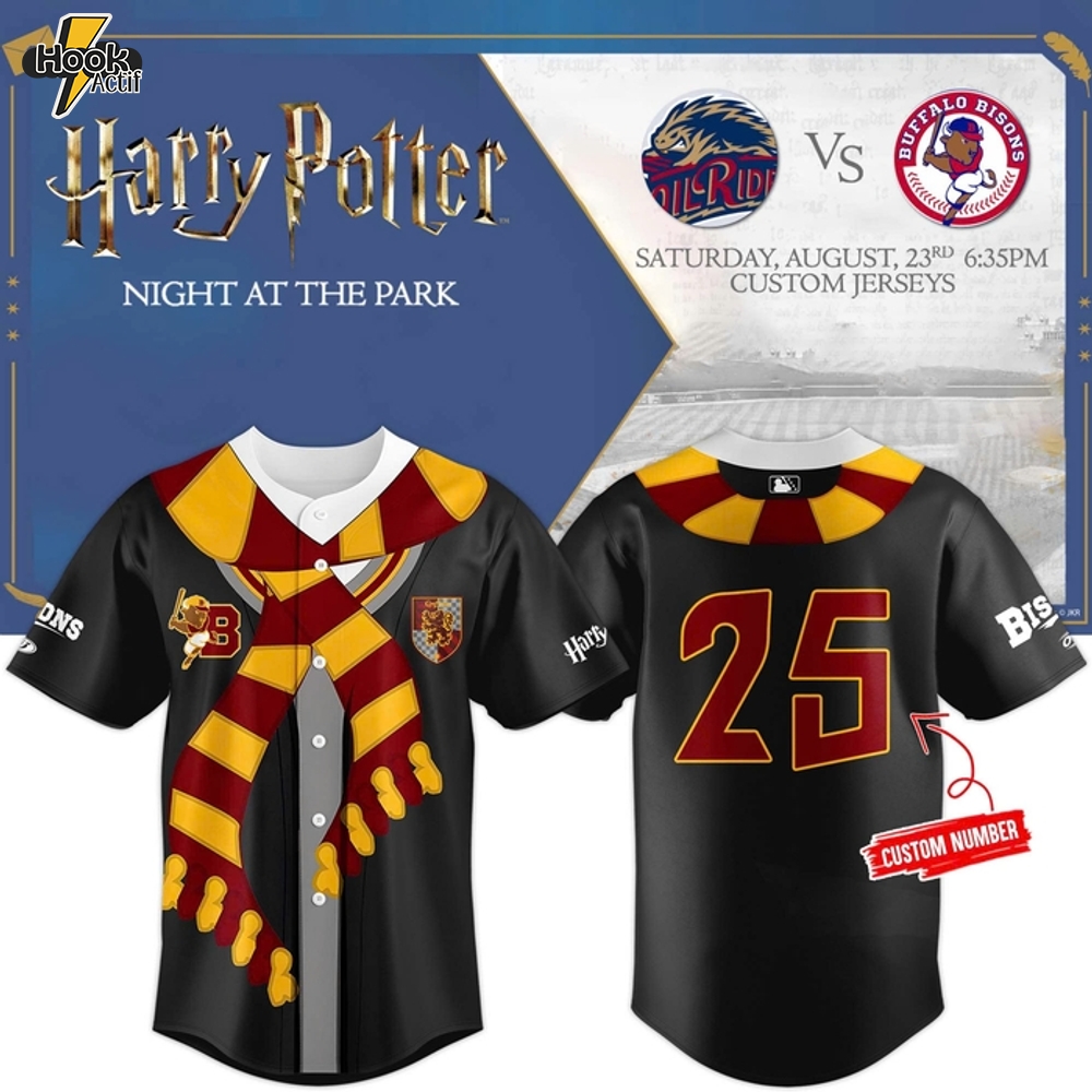Buffalo Bisons x Harry Potter Night Baseball Jersey Buffalo Bisons x Harry Potter Night Baseball Jersey