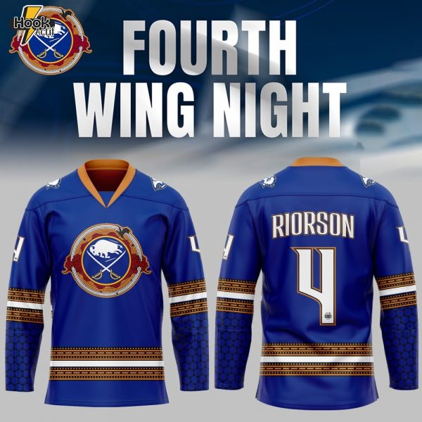 Buffalo Sabres x Fourth Wing Night Limited Edition Hockey Jersey