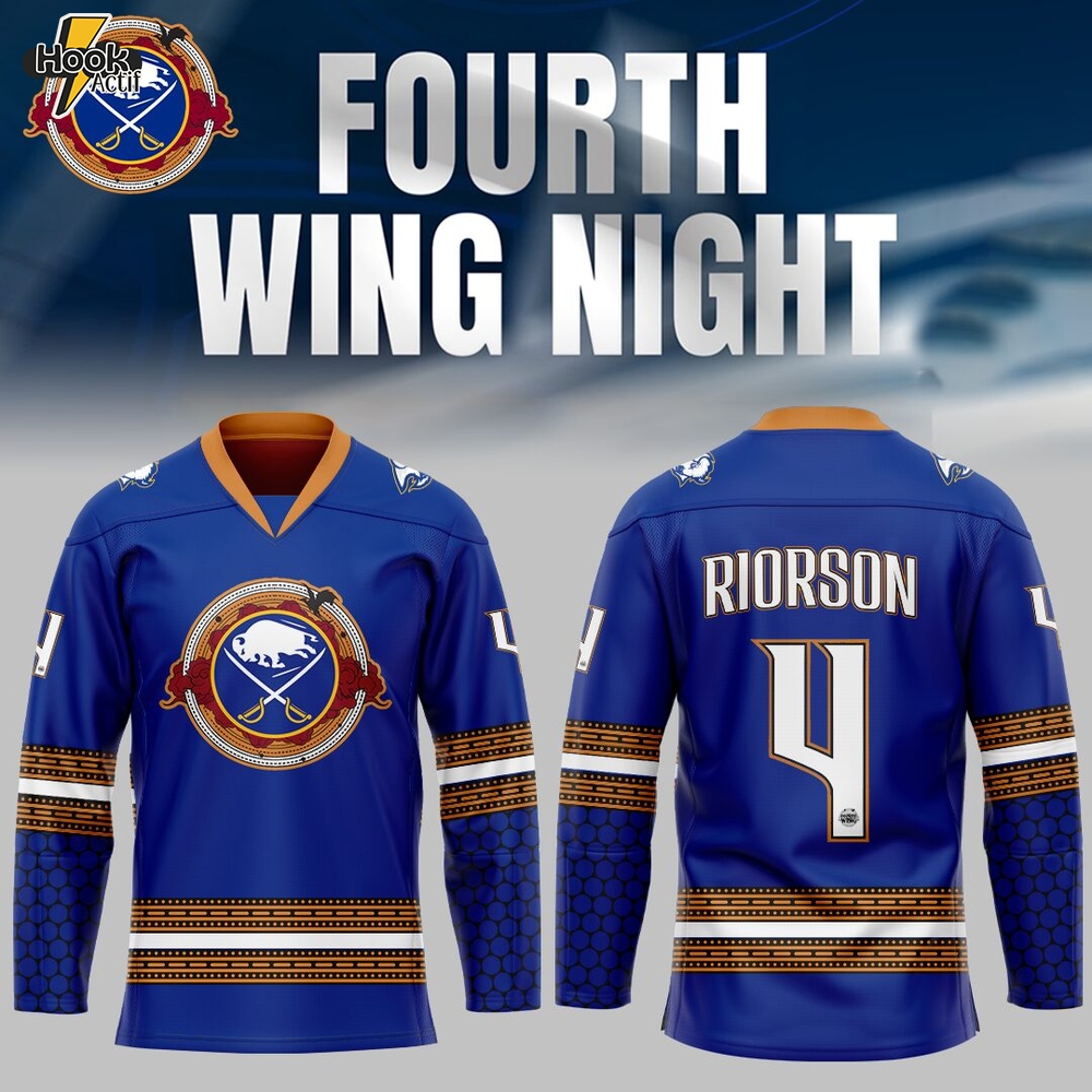 Buffalo Sabres x Fourth Wing Night Limited Edition Hockey Jersey Buffalo Sabres x Fourth Wing Night Limited Edition Hockey Jersey
