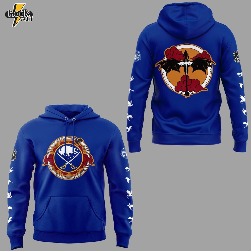 Buffalo Sabres x Fourth Wing Night Limited Edition Hoodie Set Buffalo Sabres x Fourth Wing Night Limited Edition Hoodie Set