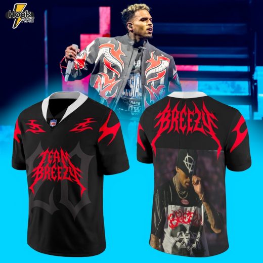 Chris Brown - BREEZY BOWL XX Team Breezy Playmaker Football Jersey