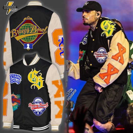 Chris Brown Breezy Bowl XX Tour MetLife Stadium Jacket