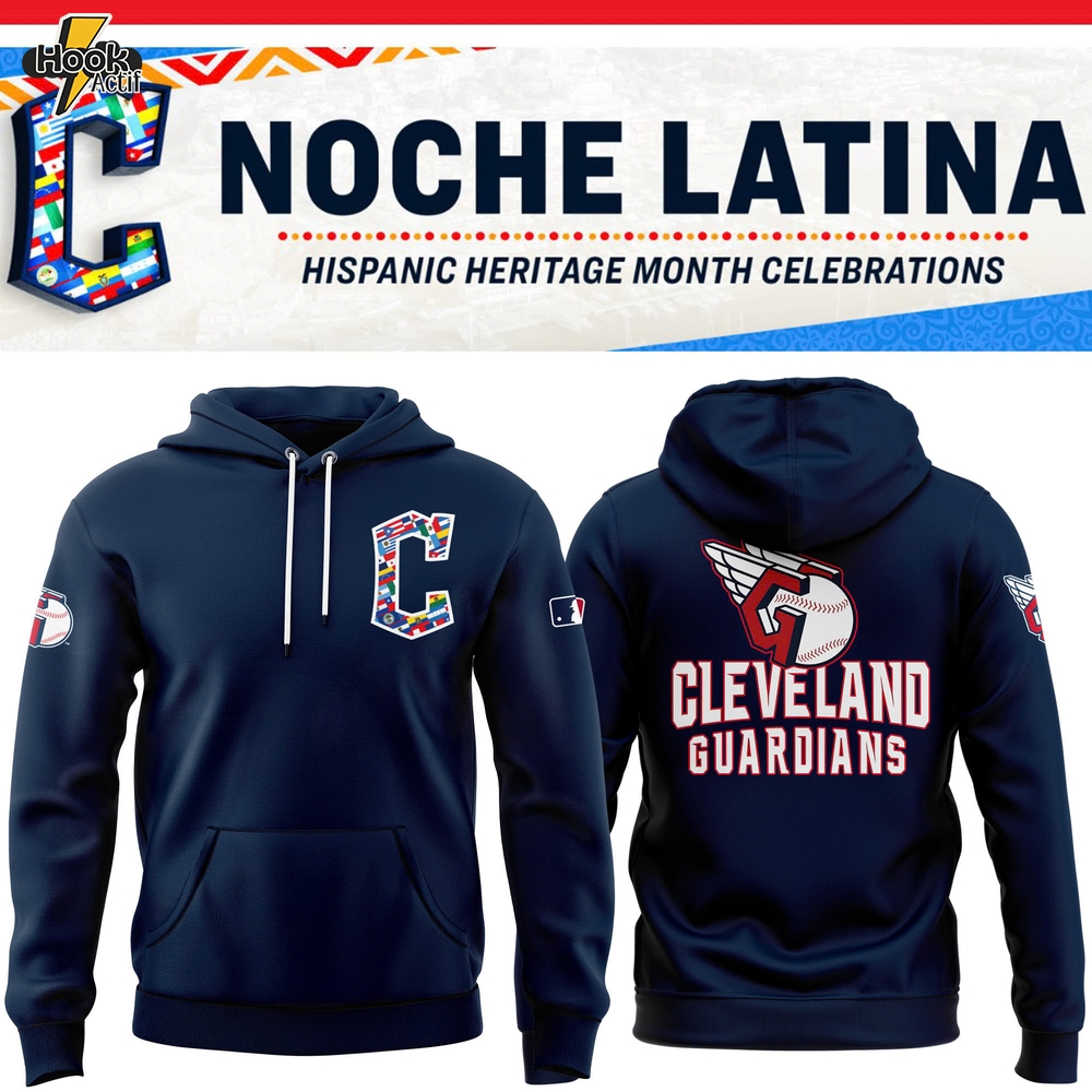 Cleveland Guardians NOCHE LATINA Hoodie Cleveland Guardians NOCHE LATINA Hoodie