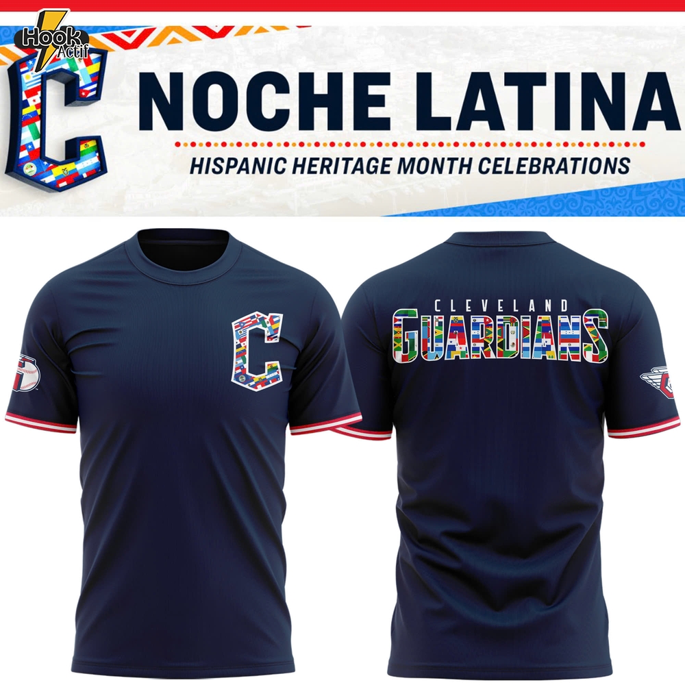 Cleveland Guardians NOCHE LATINA T-shirt Cleveland Guardians NOCHE LATINA T-shirt