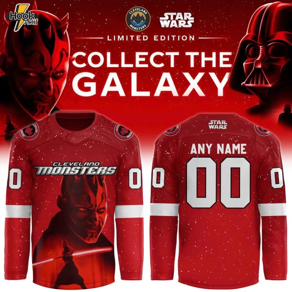 Cleveland Monsters x Darth Maul Star Wars Special Edition Hockey Jersey
