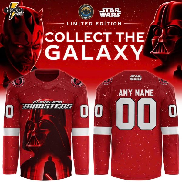 Cleveland Monsters x Darth Vader Star Wars Special Edition Hockey Jersey