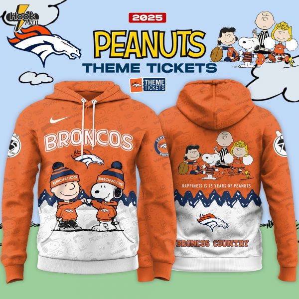 Denver Broncos x Peanuts Limited Edition 2025 Hoodie Set