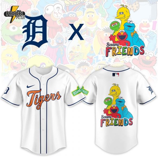 Detroit Tigers 2025 Sesame Street Night Limited Jersey