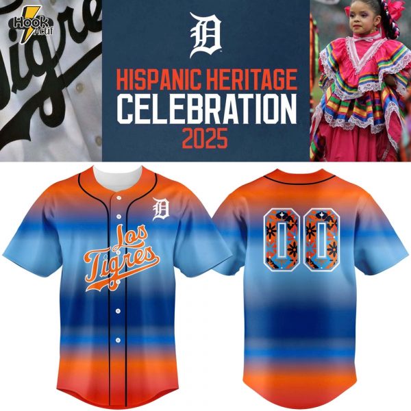 Detroit Tigers x Hispanic Heritage Celebration 2025 Baseball Jersey