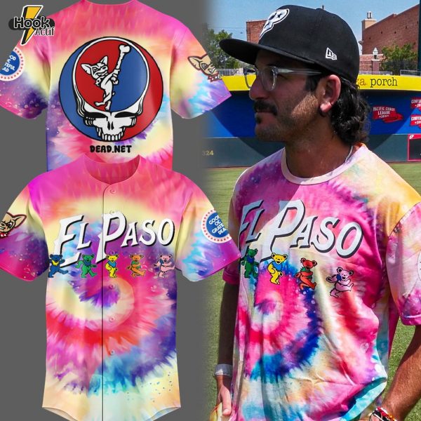 El Paso Chihuahuas x Grateful Dead 60th Anniversary Jersey 2025