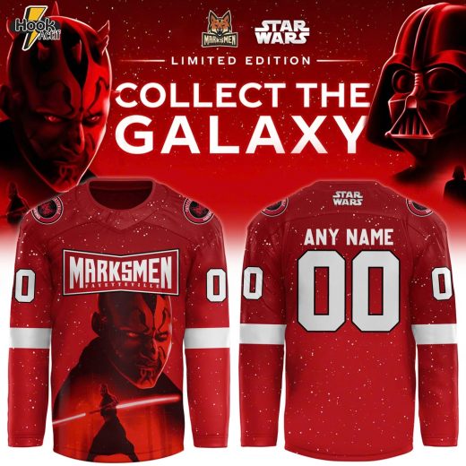Fayetteville Marksmen x Darth Maul Star Wars Special Edition Hockey Jersey