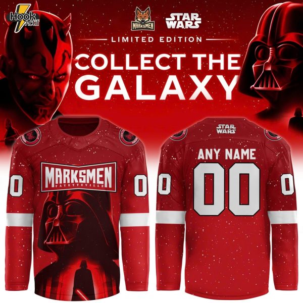 Fayetteville Marksmen x Darth Vader Star Wars Special Edition Hockey Jersey