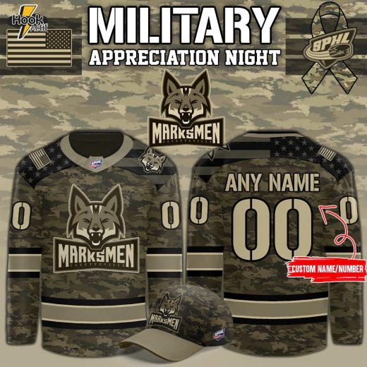 Fayetteville Marksmen x Military Appreciation Custom Hockey Jersey
