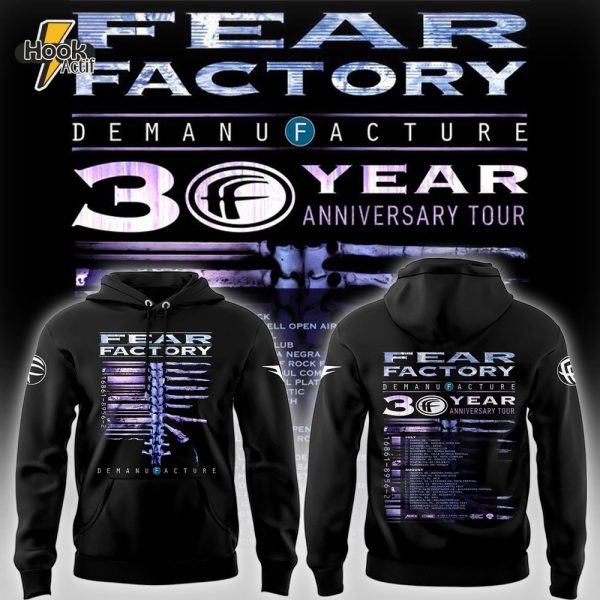 Fear Factory Tour 2025 Special Hoodie - Black