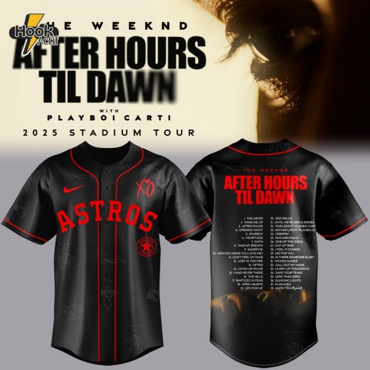 Houston Astros x The Weeknd After Hours Til Dawn 2025 Jersey