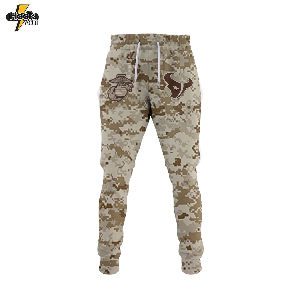 Houston Texans x U.S. Marine Corps 250th Birthday Hoodie Set Houston Texans x U.S. Marine Corps 250th Birthday Hoodie Set