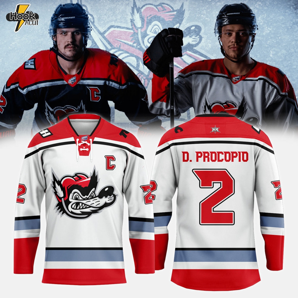 Huntsville Havoc SPHL New Logo Away 2025 Hockey Jersey Huntsville Havoc SPHL New Logo Away 2025 Hockey Jersey