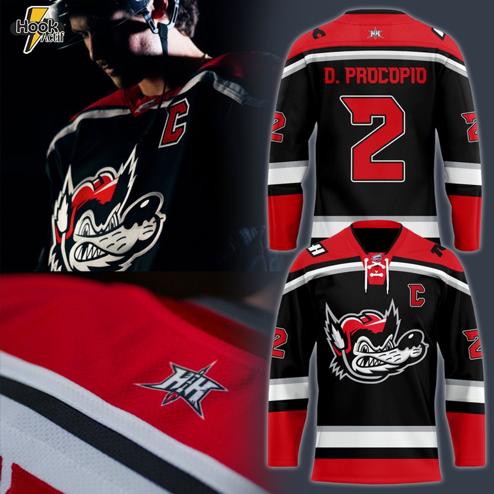 Huntsville Havoc SPHL New Logo Home 2025 Hockey Jersey Huntsville Havoc SPHL New Logo Home 2025 Hockey Jersey