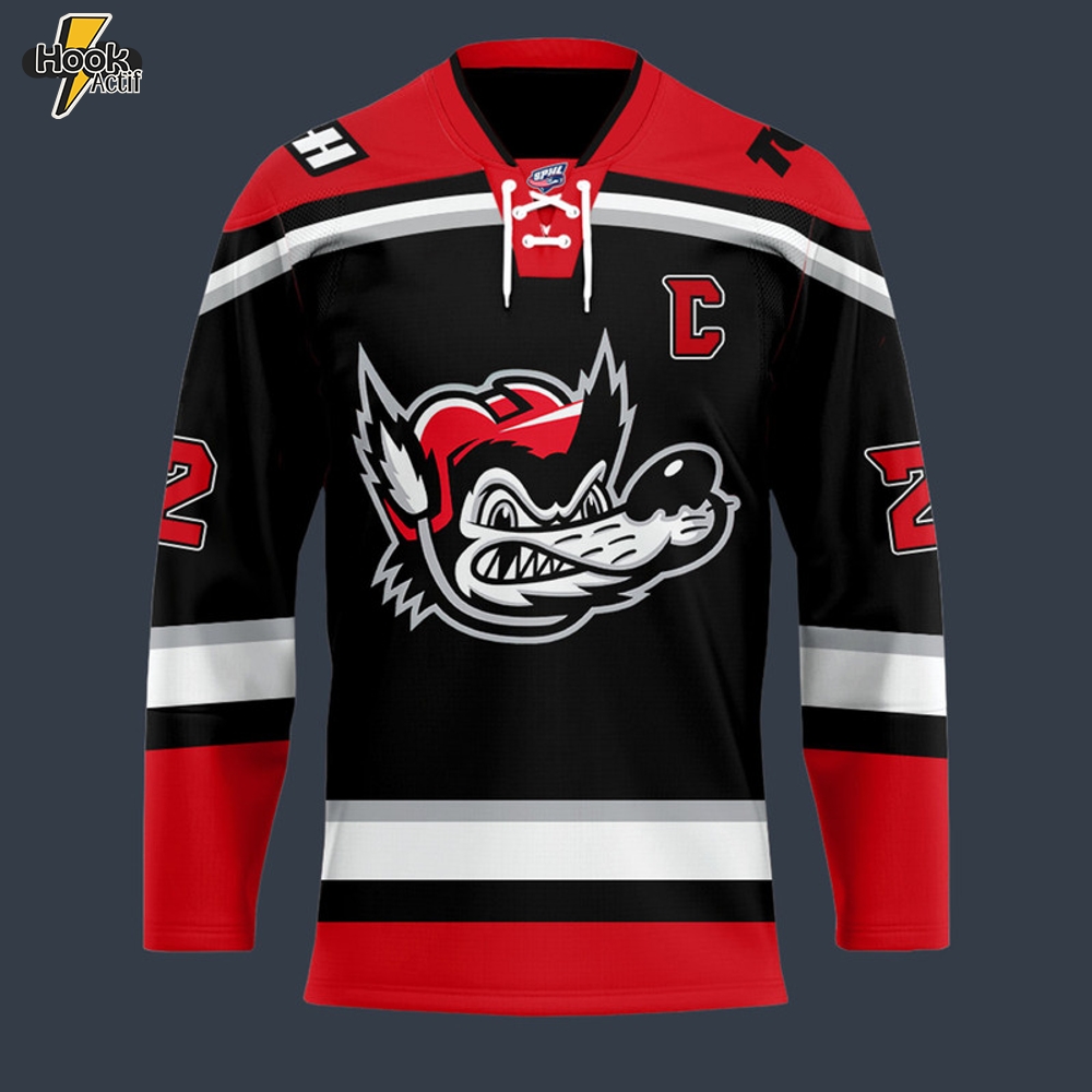 Huntsville Havoc SPHL New Logo Home 2025 Hockey Jersey Huntsville Havoc SPHL New Logo Home 2025 Hockey Jersey