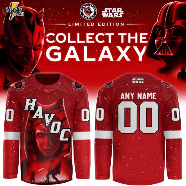 Huntsville Havoc x Ahsoka Tano Star Wars Special Edition Hockey Jersey