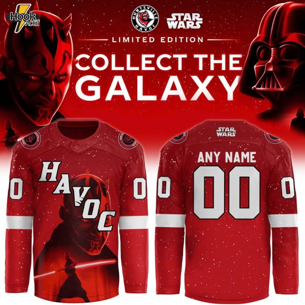 Huntsville Havoc x Darth Maul Star Wars Special Edition Hockey Jersey