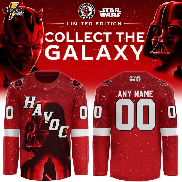 Huntsville Havoc x Darth Vader Star Wars Special Edition Hockey Jersey