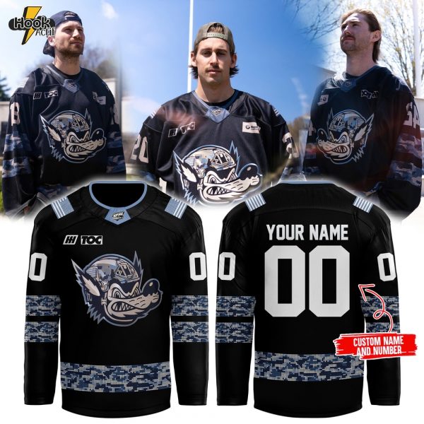 Huntsville Havoc x Military Appreciation Day Night 2025 Hockey Jersey