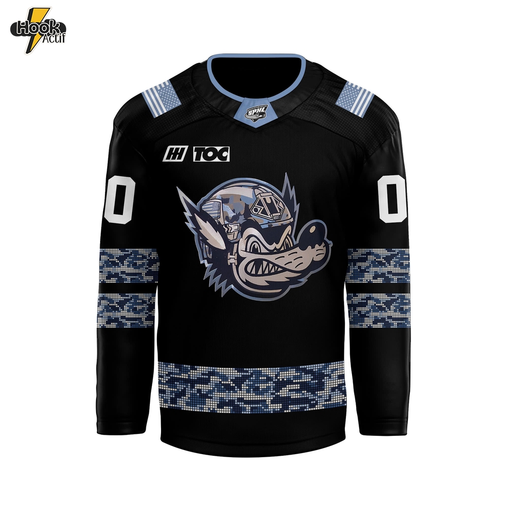 Huntsville Havoc x Military Appreciation Day Night 2025 Hockey Jersey