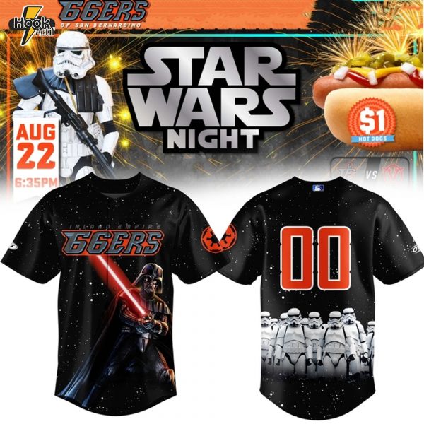 Inland Empire 66ers 2025 Star Wars Night Baseball Jersey