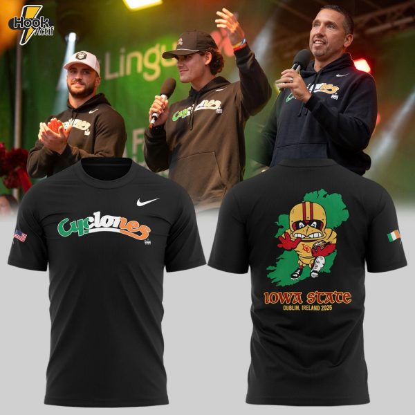 Iowa State Cyclones Football 2025 Ireland Game Shirt