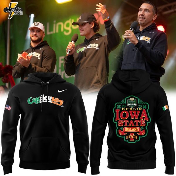 Iowa State Cyclones Ireland Game 2025 Special Hoodie