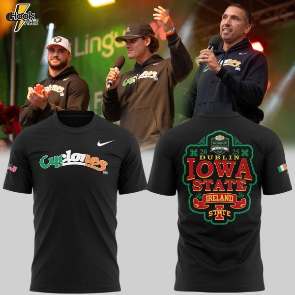 Iowa State Cyclones Ireland Game 2025 Special Tee