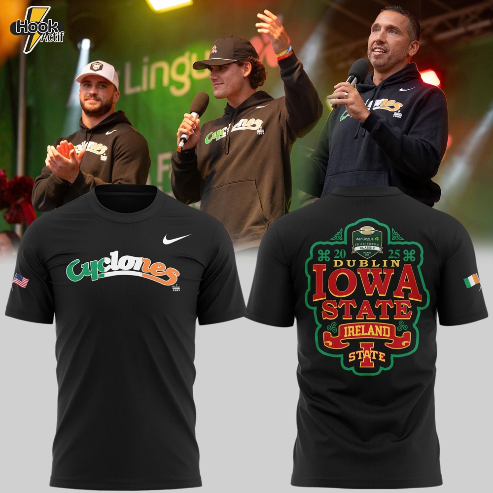 Iowa State Cyclones Ireland Game 2025 Special Tee Iowa State Cyclones Ireland Game 2025 Special Tee