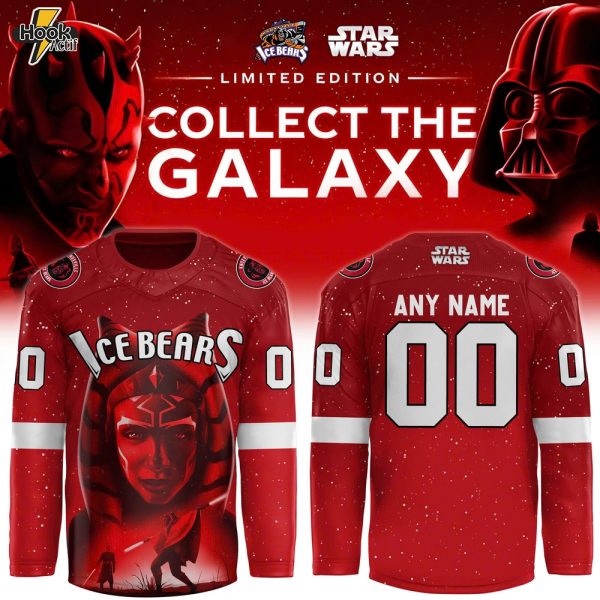 Knoxville Ice Bears x Ahsoka Tano Star Wars Special Edition Hockey Jersey