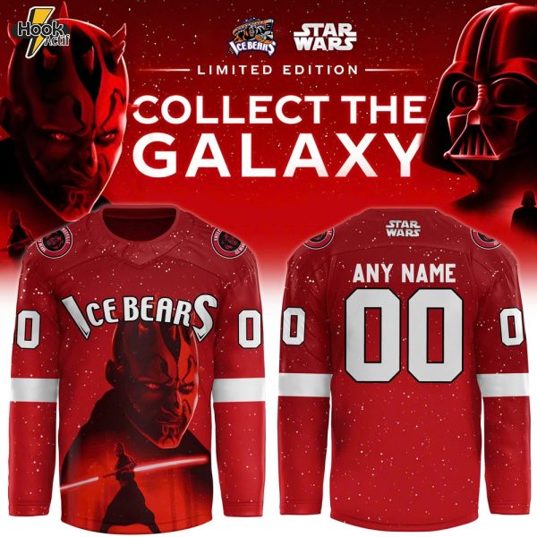 Knoxville Ice Bears x Darth Maul Star Wars Special Edition Hockey Jersey