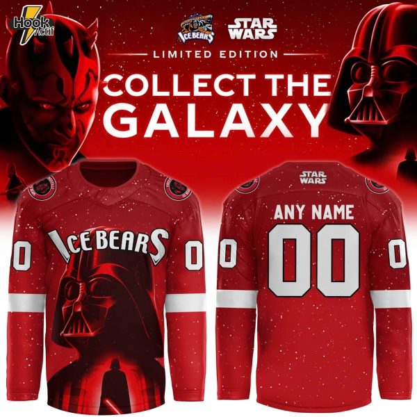 Knoxville Ice Bears x Darth Vader Star Wars Special Edition Hockey Jersey
